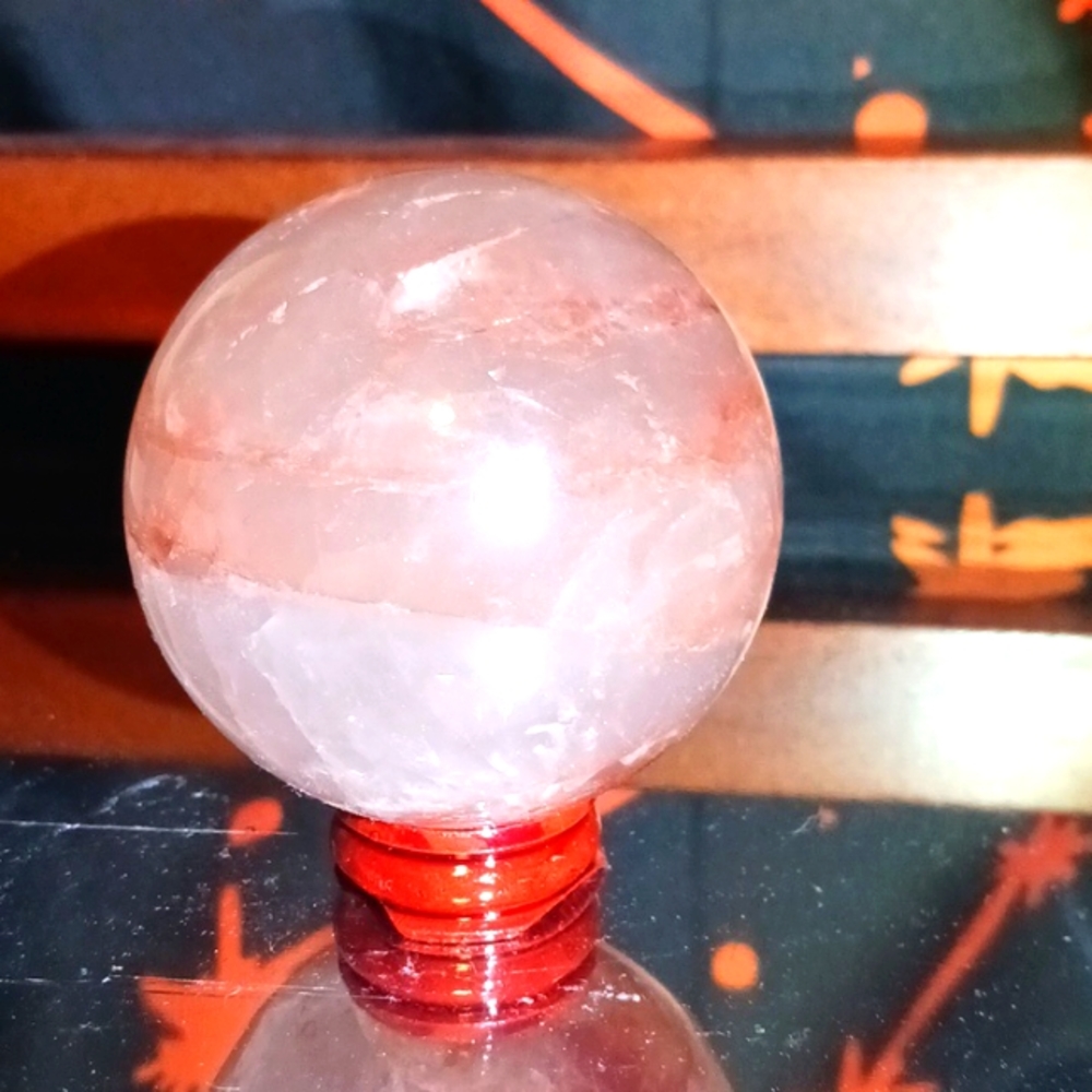 Fire Quartz Sphere